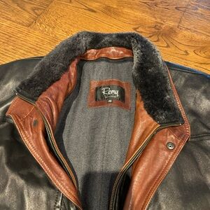 Remy Leather Coat Men’s size 46